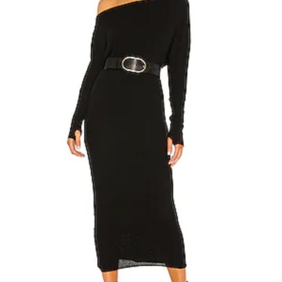 Enza Costa Sweater Knit Slouch‎ Dress - Picture 1 of 3